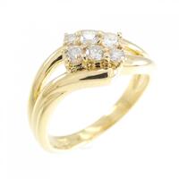 K18YG ダイヤモンド リング 0.30CT