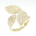 K18YG パヴェ ダイヤモンド リング 1.29CT