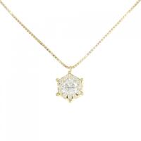【新品】K18YG ダイヤモンド ネックレス 0.348CT F SI1 VG
