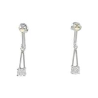 PT ダイヤモンド イヤリング 0.32CT