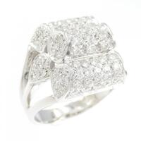 750WG ダイヤモンド リング 1.21CT