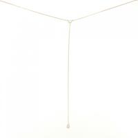 K18PG ダイヤモンド ネックレス 0.20CT