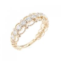 K18PG ダイヤモンド リング 0.30CT
