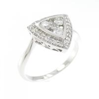 K18WG ダイヤモンド リング 0.51CT