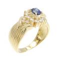 K18YG サファイヤ リング