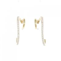 K18YG ダイヤモンド ピアス 0.60CT