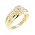 K18YG ダイヤモンド リング 0.22CT