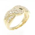 K18YG ダイヤモンド リング 0.80CT
