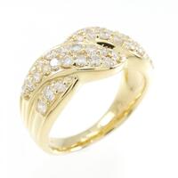 K18YG ダイヤモンド リング 0.80CT