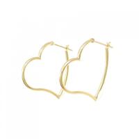 【新品】K18YG ハート ピアス