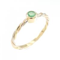 カルティエ スリーゴールドツイスト リング