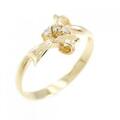 K18YG ダイヤモンド リング 0.04CT