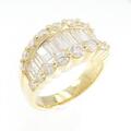 K18YG ダイヤモンド リング 2.04CT