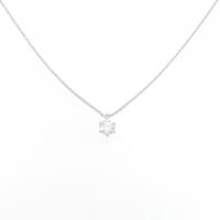 【リメイク】プラチナダイヤモンドネックレス 0.315CT F SI2 3EXT H&C
