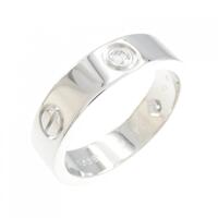 カルティエ ラブ ハーフダイヤ リング