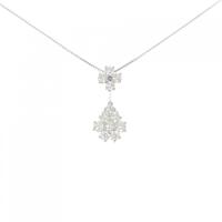 K18WG ダイヤモンド ネックレス 1.074CT