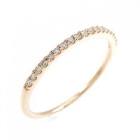 K18PG ダイヤモンド リング 0.13CT