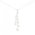 K18WG ダイヤモンド ネックレス 1.01CT