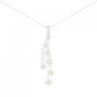 K18WG ダイヤモンド ネックレス 1.01CT