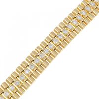 K18YG ダイヤモンド ブレスレット 3.12CT