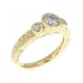 K18YG ダイヤモンド リング 0.243CT