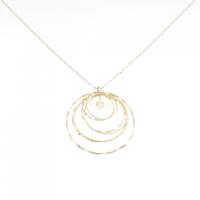 K18YG/K18WG ダイヤモンド ネックレス 0.362CT