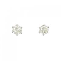 PT ダイヤモンド ピアス 0.510CT 0.518CT VLY VS1?SI1 GOOD