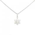 PT フラワー ダイヤモンド ネックレス 1.00CT