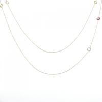 タサキ カラーストーン ネックレス