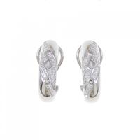 K18WG ダイヤモンド ピアス 0.21CT