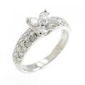PT フラワー ダイヤモンド リング 0.60CT