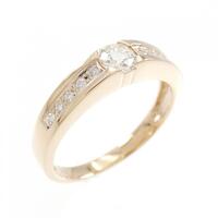 K18PG ダイヤモンド リング 0.25CT