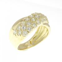 K18YG ダイヤモンド ピンキーリング 1.00CT