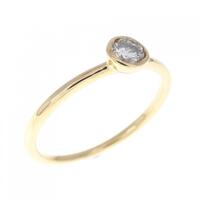 K18YG ダイヤモンド リング 0.17CT