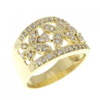 K18YG ダイヤモンド リング 0.53CT