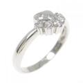 PT ハート ダイヤモンド リング 0.16CT