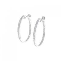 K18WG ダイヤモンド イヤリング 1.00CT