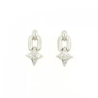 PT ダイヤモンド ピアス 0.12CT