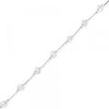 K18WG ダイヤモンド ブレスレット 1.00CT