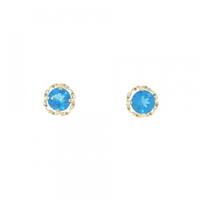 K18YG アパタイト ピアス 0.50CT