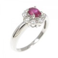 PT ルビー リング 0.36CT