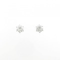 【リメイク】PT ダイヤモンドピアス 0.312CT 0.320CT E SI1 VG?GOOD