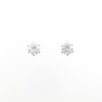 【リメイク】PT ダイヤモンドピアス 0.312CT 0.320CT E SI1 VG?GOOD