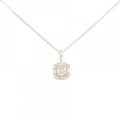 【新品】K18YG ダイヤモンド ネックレス 0.240CT H SI2 VG
