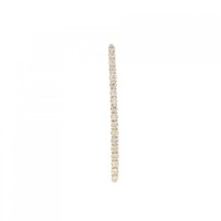 ヒロタカ ゴッサマー ロング バー ピアス 0.09CT 片耳