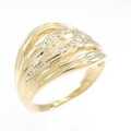 K18YG ダイヤモンド リング 0.10CT