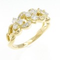 K18YG ダイヤモンド リング 0.64CT