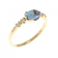 K18YG ブルートパーズ リング