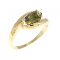 K18YG モルダバイト リング