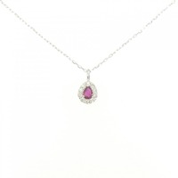 PT ルビー ネックレス 0.15CT